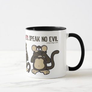 Hear No Evil Monkeys - New Mug