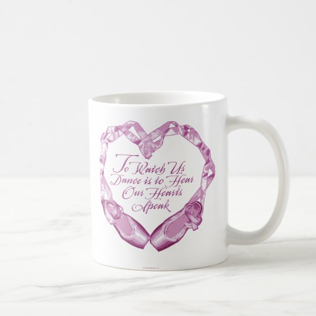Hear Our Ballet Hearts Coffee Mug (Right)