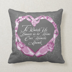 Hear Our Ballet Hearts Cushion
