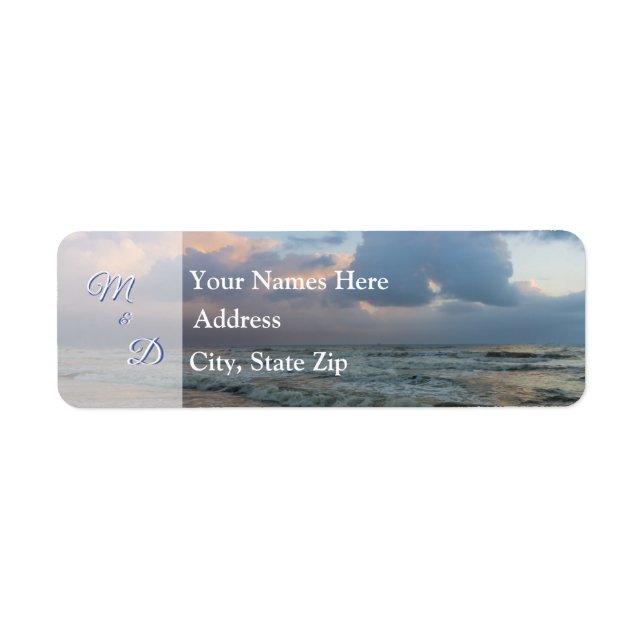 Hear The Waves Return Address Label (Front)