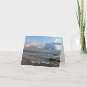Hear The Waves Thinking Of You Card