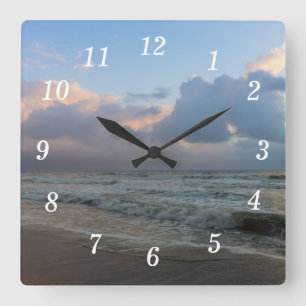 Hear The Waves Wall Clock