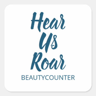 Hear Us Roar! Sticker Beautycounter