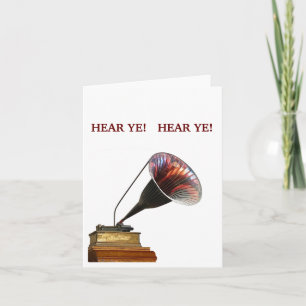 HEAR YE! announces important events & days Invitation