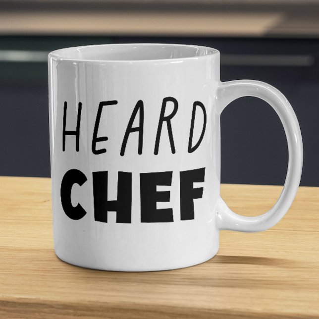 Heard Chef Coffee Mug (heard chef, chef, needs acid, the bear, heard)