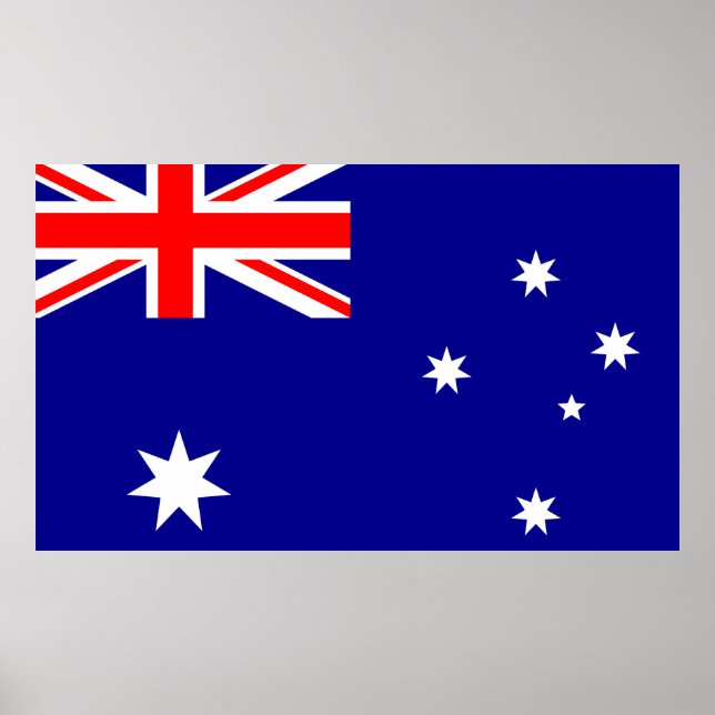 Heard Island and McDonald Islands flag  Poster (Front)