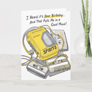Heard It's Your Birthday Letterpress Card
