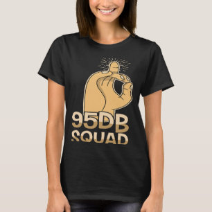 Hearing Aid Deaf Pride ASL hand sign language 95db T-Shirt