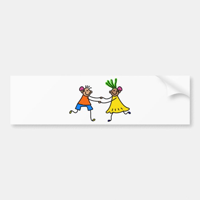 Hearing Aid Kids Bumper Sticker (Front)