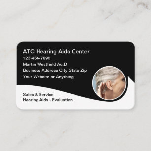Hearing Aids Audiologist ENT Business Cards
