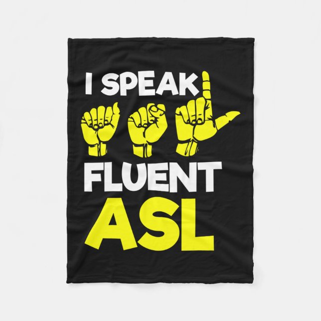 Hearing - Deaf - Unable To Hear - Deaf Awareness A Fleece Blanket (Front)