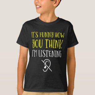 Hearing - Deaf - Unable To Hear - Deaf Awareness A T-Shirt