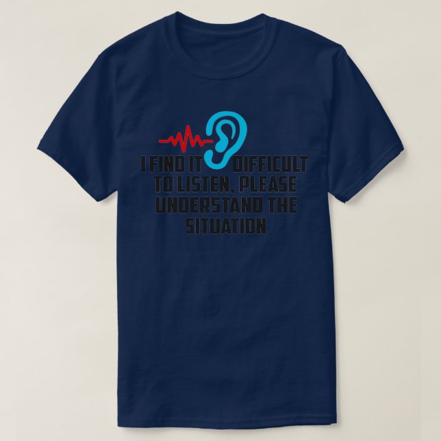 Hearing Impaired 25 T-Shirt (Design Front)