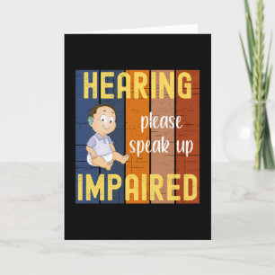 Hearing Impaired Card
