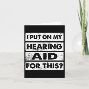 Hearing Impaired Deaf Awareness Asl Sign Language  Card