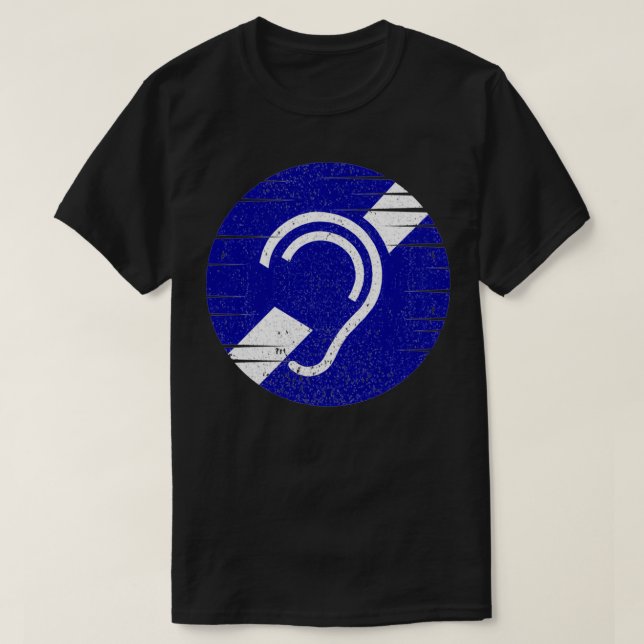 hearing impaired Hearing Impaired 4 T-Shirt (Design Front)