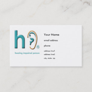 Hearing Impaired ID cards