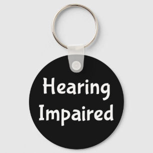 hearing impaired key ring