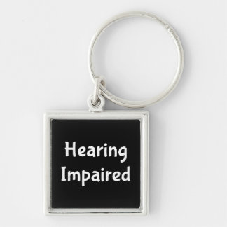 hearing impaired key ring