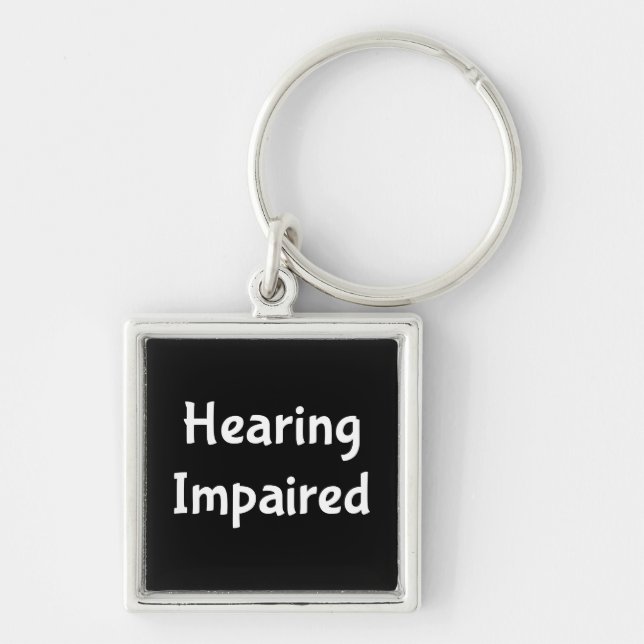 hearing impaired key ring (Front)