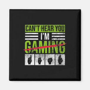 Hearing Loss Awareness And Deaf Pride ASL Hand Ges Magnet