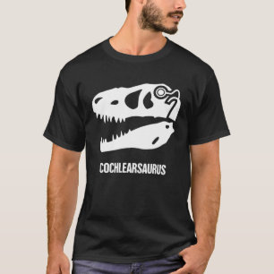 Hearing Loss Awareness Dinosaur Cochlear Implant T-Shirt
