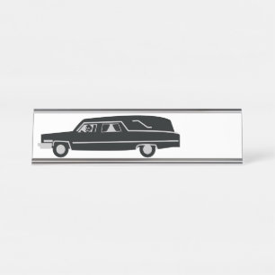 Hearse Desk Name Plate