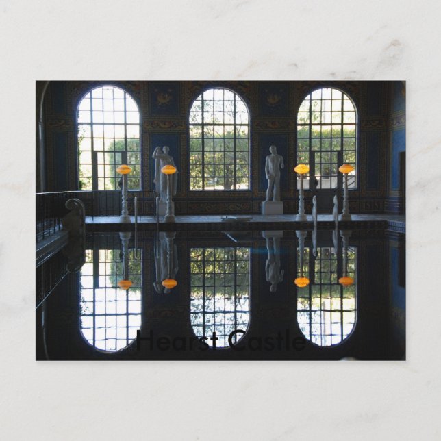 Hearst Castle Indoor Pool Postcard (Front)