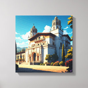 Hearst Castle San Simeon California Central Coast Canvas Print