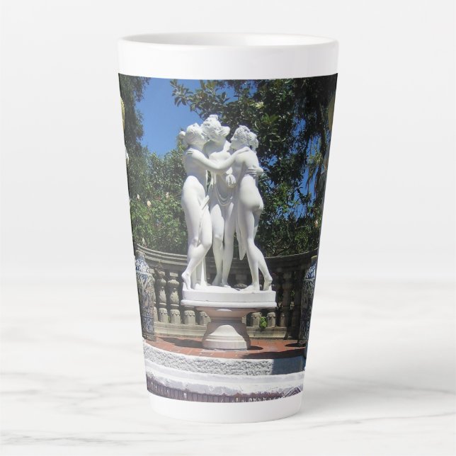 Hearst Castle, San Simeon, California Latte Mug (Front)
