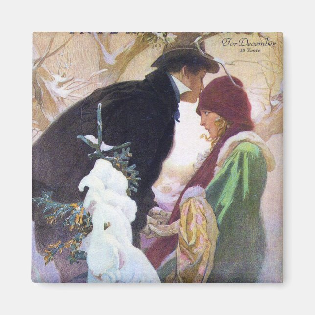 Hearst's International Cover, Alphonse Mucha Magnet (Front)