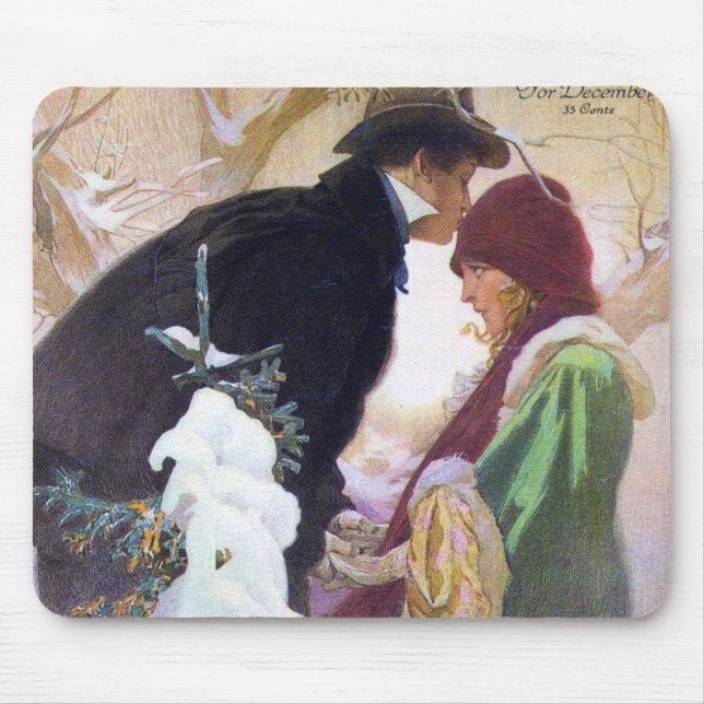 Hearst's International Cover, Alphonse Mucha Mouse Pad (Front)