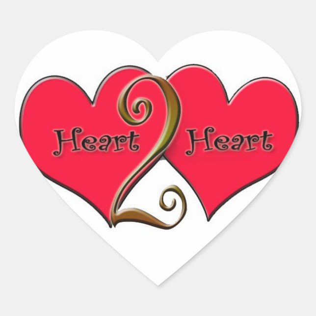 heart2heat stickers (Front)
