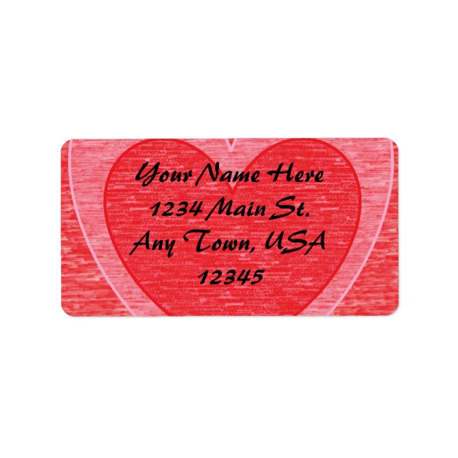 Heart 1 label (Front)