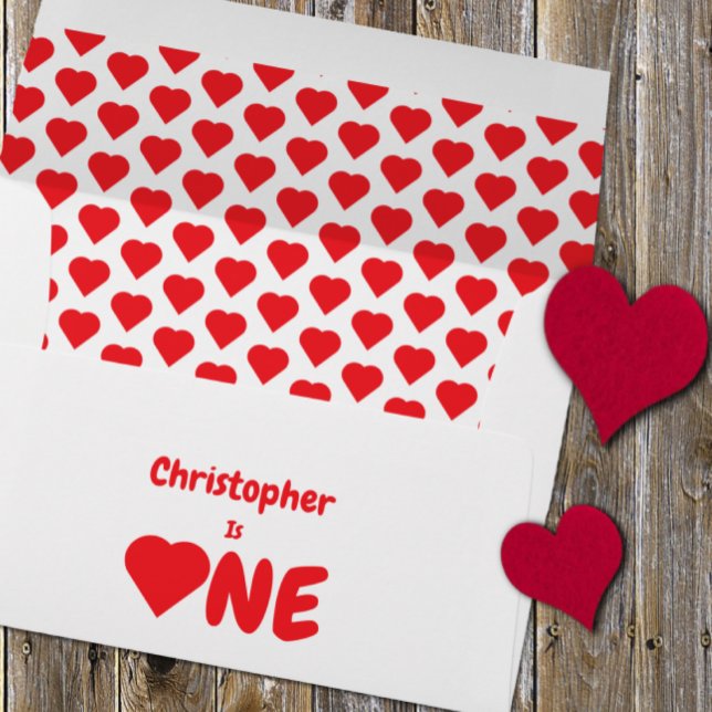 Heart 1st Birthday Envelope (Creator Uploaded)
