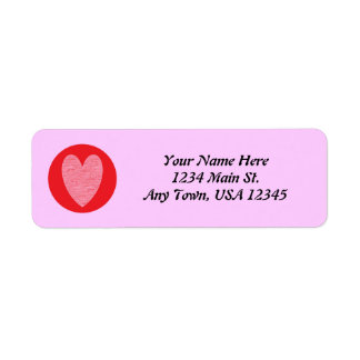 Heart 3 return address label