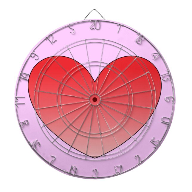 Heart 4 dartboard (Front)