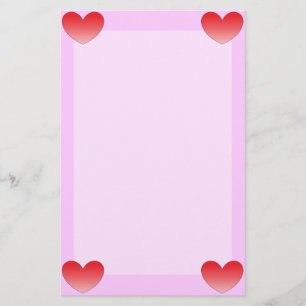 Heart 4 stationery