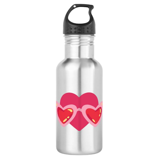 Heart 532 Ml Water Bottle (Front)