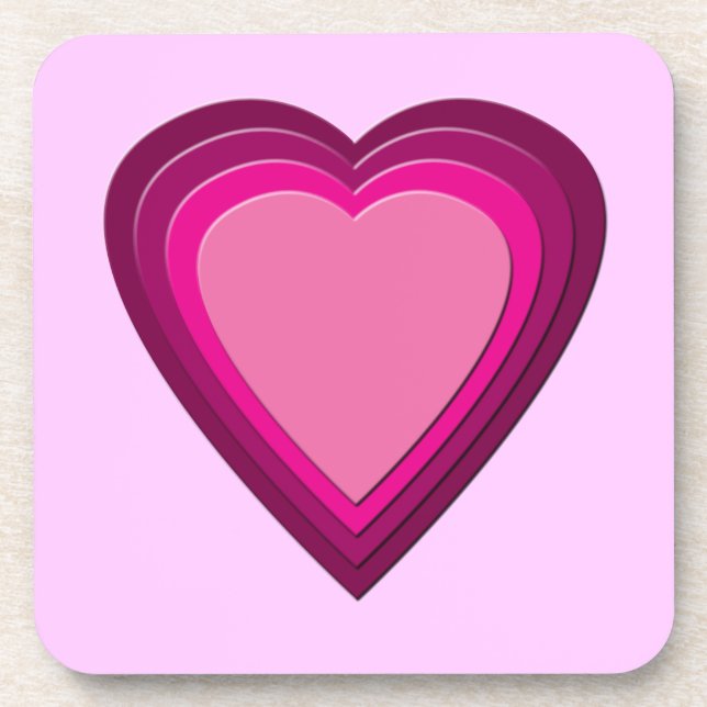 Heart 5 coaster (Front)