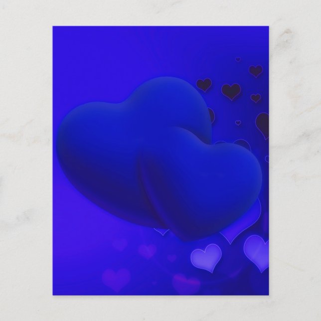 heart-629378 BLUE HEARTS LOVE WALLPAPER BACKGROUND Flyer (Front)