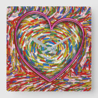 Heart Abstract Swirl Sprinkles Art Love