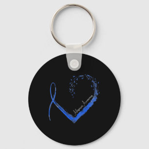 Heart Alopecia Awareness 1 Key Ring