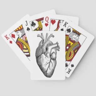 Heart Anatomy Science Playing Cards