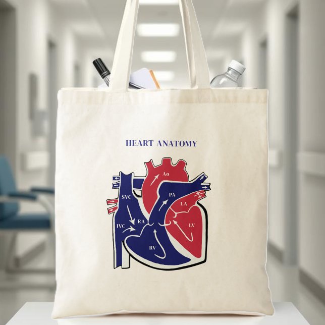 Heart Anatomy Tote Bag (Heart Anatomy Tote Bag )