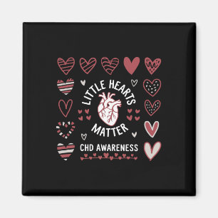 Heart Anatomy Valentine Chd Awareness Little Heart Magnet