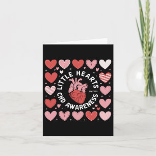 Heart Anatomy Valentine Little Heart Chd Awareness Card