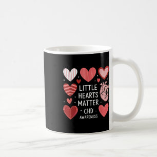 Heart Anatomy Valentine Little Heart Chd Awareness Coffee Mug