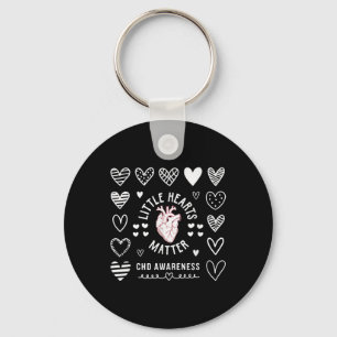 Heart Anatomy Valentine Little Heart Chd Awareness Key Ring