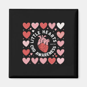 Heart Anatomy Valentine Little Heart Chd Awareness Magnet